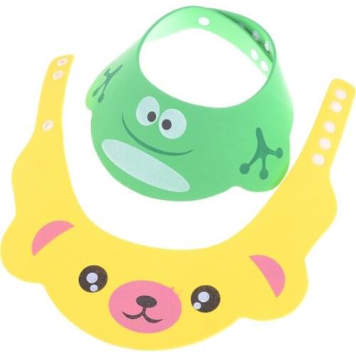 Kids Wash Hair Shield Direct Visor Caps Shampoo Bathing Shower Cap For Baby Care Sweet Lovely Baby Hats
