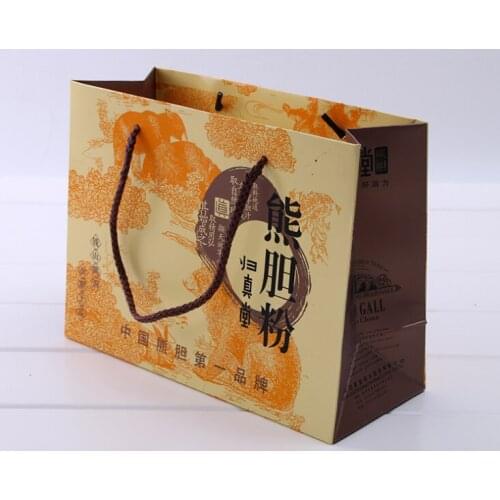 FSC 100% biodegradable heavy duty craft vegetable paperbags with handles brown kraft grocery paper bag for supermarket --XP2163