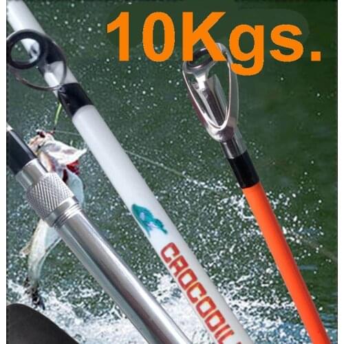 ZZ37 12Kgs 2 Section Large Fish Fishing Rod Glassfiber Tip 4-6mm Bait 100-500g 1.2m 1.5m 1.8m 2.1m 2.4m 2.7m Handle 60cm or 70cm