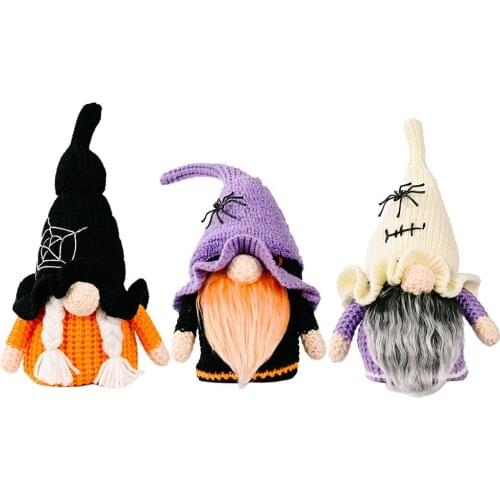 Doll Ornaments Halloween Decorations Halloween Knitting Home Shopping Mall Window Decoration Knitting Doll Hot sale Guarantee