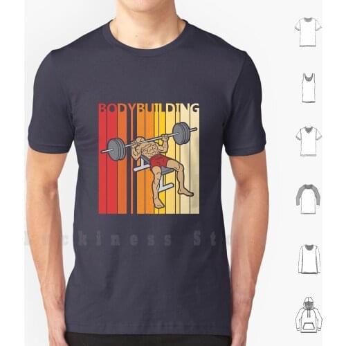 Vintage Retro Bodybuilding T Shirt DIY Cotton Big Size 6xl Fitness Bodybuilding Body Building Bodybuilder Body Builder Bodybuild
