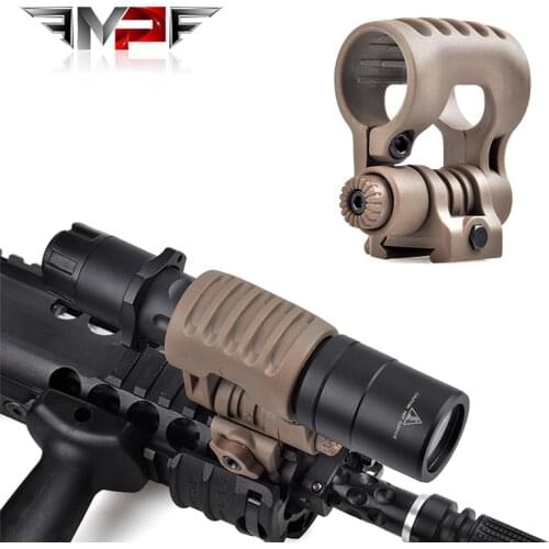 WADSN Tactical Flashlight Clamp Nylon Adjustable Airsoftgun Light Mount To Hold 25.4mm Diameter Softail Scout Lamp Weapon Lights