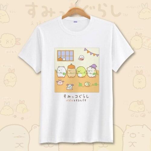 Harajuku Cat Cartoon T Shirt Women Blusa Summer Fashion Bear Penguin Print O-Neck Short Sleeve T-shirt Tops Shirt