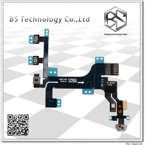 10pcs/lot Official Original Power Flex Switch on off flex for iPhone 5C Free Shipping