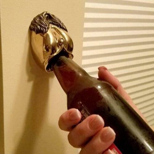 2021 New Creative Corkscrew Bottle Wine Corkscrew Bar Standard Antique Bronze Corkscrew Wine Opener Bottle Opener