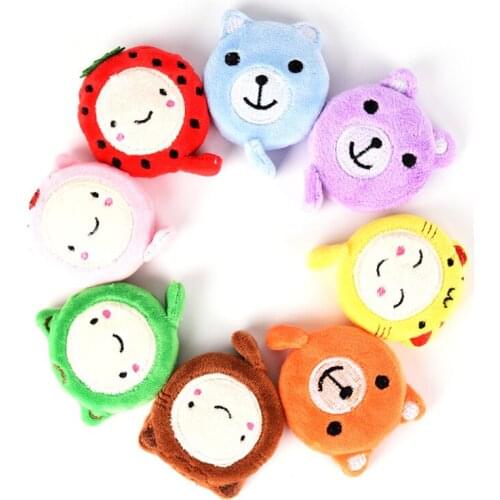 Cartoon Tape Measure Keychain Ruler Measurements Telescopic Tape Kawaii Animal Cat Dog Key Ring Holder Band Tape Bag Pendant