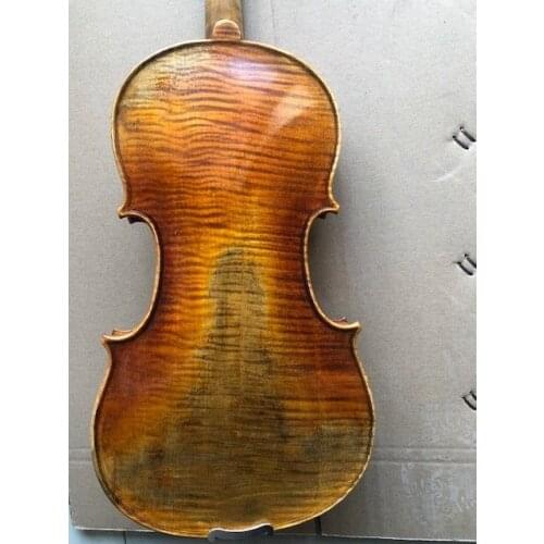Master 4/4 Violin Stradi model 1pc flamed maple back nice tone violin NO3
