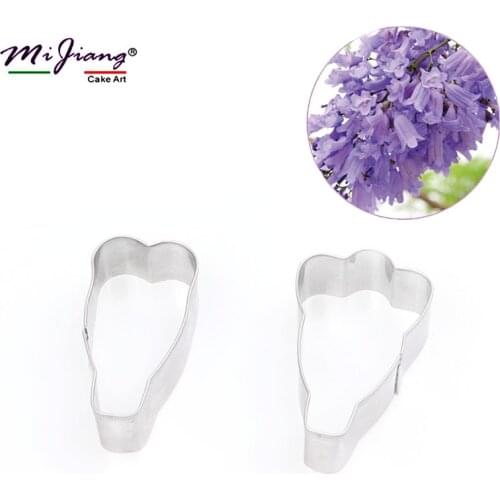 Mijiang New Flower Petal Cake Fondant Mold Cookie Cutters Set Baking Kitchen Accessories DIY Cake Decorating Tool Metal A393