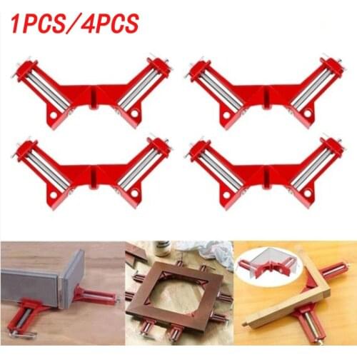 Multi-function DIY glass tank aluminum frame picture frame clip 90 degree fixed right Angle clip