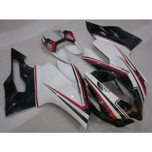 Full Body Kits 1199S 2012 - 2014 Black White Fairings 1199S 2014 Abs Fairing for DUCATI 1199 2013