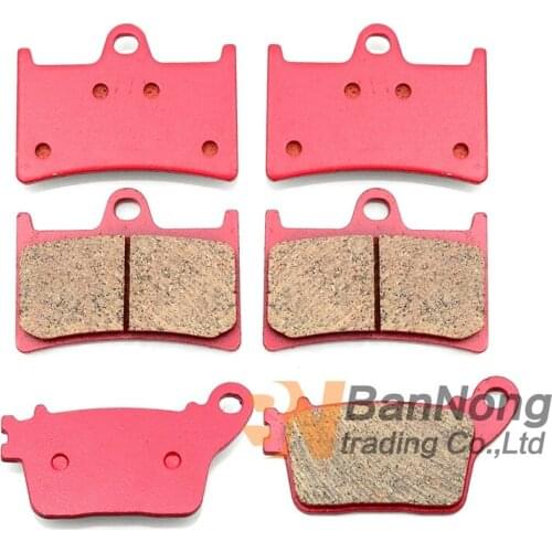 For Yamaha YZF-R1 R1 2015 2016 2017 2018 YZF-R6 R6 2017 2018 Motorcycle Front Rear Brake Pads