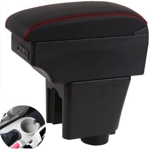 For Aveo T200 T250 T255 armrest box central Store content Storage box armrest box with cup holder USB interface