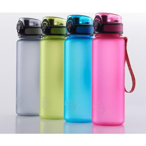 300ml/400ml/500ml Portable Outdoor Sports Water Bottle Tritan Shaker Bottles for Gym Travel Camping Hiking Riding