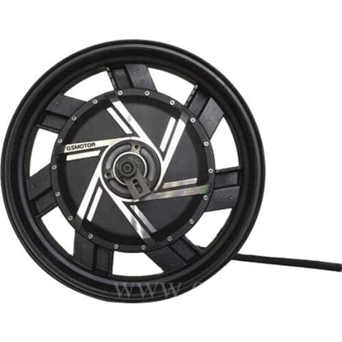 QSMOTOR 17inch 4000W Electric Motorcycle Wheel Hub Motor 40H V2 TYPE