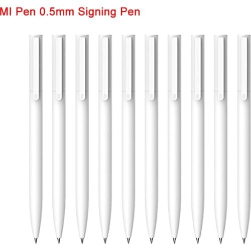Xiaomi Mijia Gel Pen MI Pen 0.5mm Signing Pen PREMEC Smooth Switzerland BUSINESS Refill MiKuni Japan Ink (Black/Blue) Best Gift