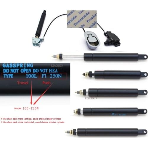 Seat Chair Back Gas Pneumatic Cylinder Replacement Recline Shock Stroke Office Chair Parts Flap Down Mechanism