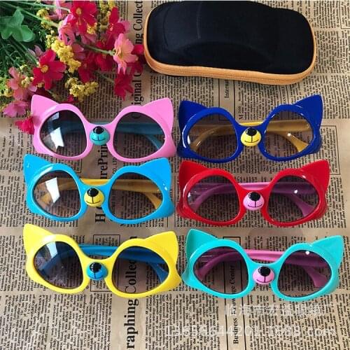 Cute bear children sunglasses brand 2020 hot kids girls boys toddler sun glasses oculos de sol infantil