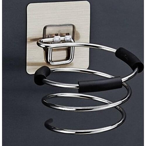 Stainless Steel Hair Dryer Rack Anti-rust Hair Dryer Rack Stand Shelf Bathroom Accessories Holder For Hairdryer Racks