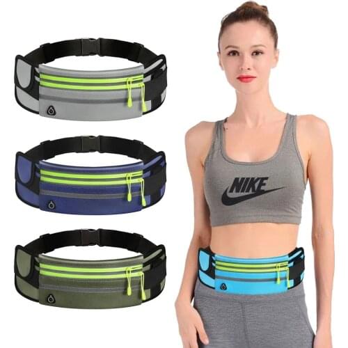 KoKossi Waterproof Running Waist Bag Outdoor Sports Running Belt Bags Women for Iphone Phone Jogging Bags for Women Men