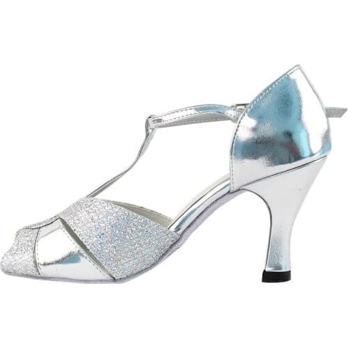 Practice Women Salsa Ballroom shoes Ladies PU Latin Dance Shoes Girls Latin Salsa Ballroom Tango Party Dancing Shoes for Women