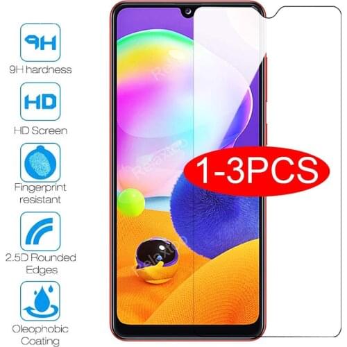 1-3PCS Screen Protector Glass for Samsung Galaxy A31 Tempered Glass for Samsung A01 A21 SM-A215 A21s SM-A217 A10S A20S glass