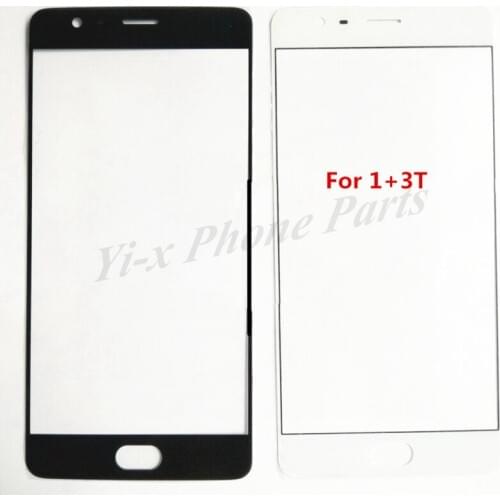 10PCS For Oneplus 3T A3010 Outer Glass Lens Replacement Part for Oneplus 3T Touch screen Front Glass Cover For One plus 3T