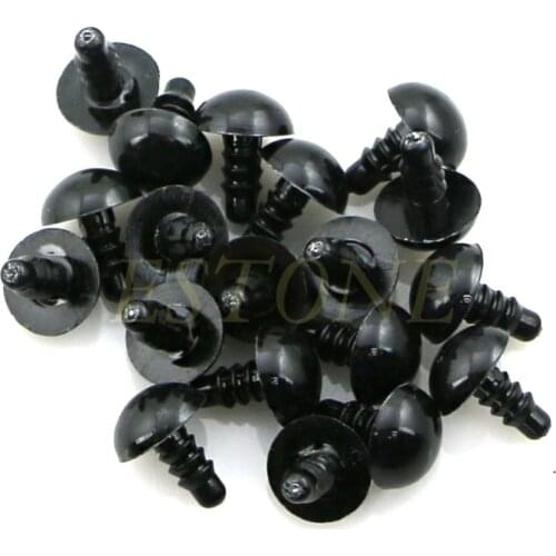 100Pcs/Set 6-12mm New Plastic Safety Eye For Teddy Bear Doll Animal Puppet Toy