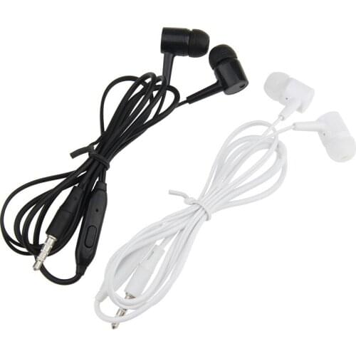 50pcs /lot Headphones/Earphones/Earbuds with Mic,Android Earphone Noise Isolating with Volume Control 3.5MM Headphone