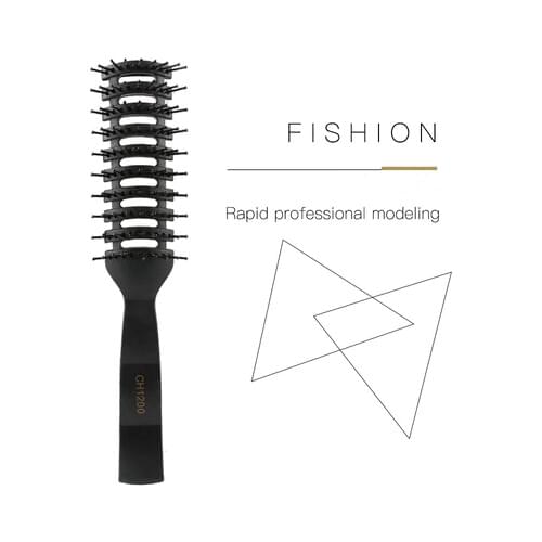 Anti-static High Temperature Resistant Big Back Head Oil Head Shape Rib Comb for Hairdressing and Haircutting Salon Style Comb