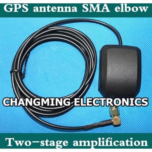 Car DVD GPS antenna/SMABending interface/Line length of 1.5 M/Super strong signal navigator antenna(working100%FreeShipping)5PCS