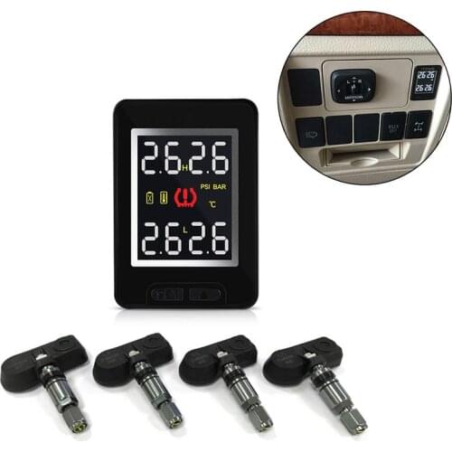 New Car TPMS Wireless Auto Tire Pressure Monitoring System With 4 Internal Anti-theft Sensors For Toyota U912-TJ Car Accessories