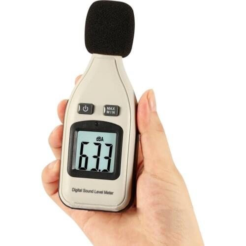 Auto Backlight Display Digital Sound Level Meter Decibel Logger Tester 30-130dB Noise In Decibels LCD Screen Analyzer Tester