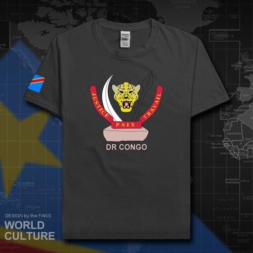 DR Congo men t shirts jerseys nation team cotton t-shirts gyms clothing tees country tops COD DRC DROC Congo-Kinsha Congolese 20