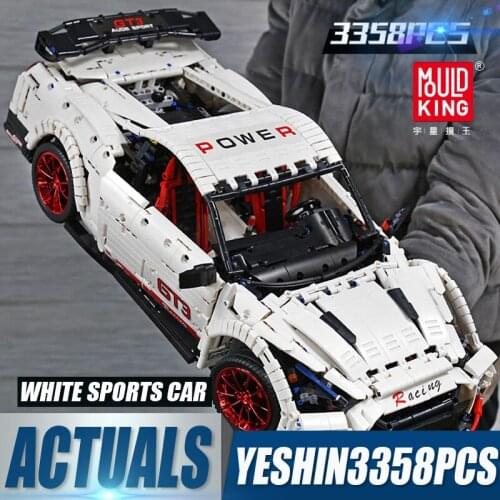MOULD KING 13172 Technology The Super Racing GT3 Car Model Building Blocks Bricks Kids Educational DIY Toys Birthday Gift