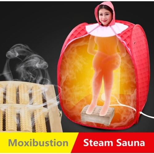 Steam Sauna Moxibustion Multifunctional Foot Sauna Box STEAM BATH Slimming Detox Therapy Steam For Sauna Cabin Sauna Accessories