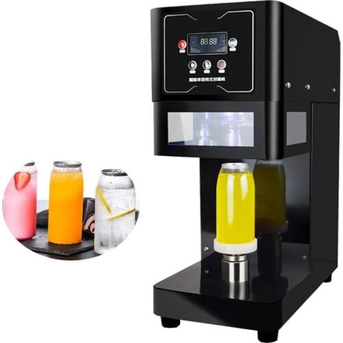 New Upgrade Automatic Plastic Aluminum Bubble Tea Can Sealer Tin Can Sealing Machine Can Sealer