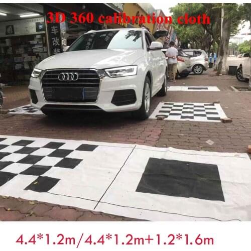 Fabrics Calibration Cloth Special for 360 Degree Surround Bird View System Debugging Clothes 4.4*1.2M/1.6*1.2M Nonwoven