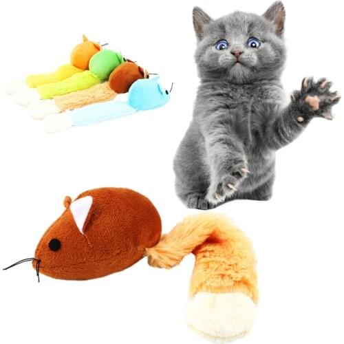 Pet Products With Catnip Cat Supplies Plush Mouse Funny For Kittens Training Pet Interactive Toys
