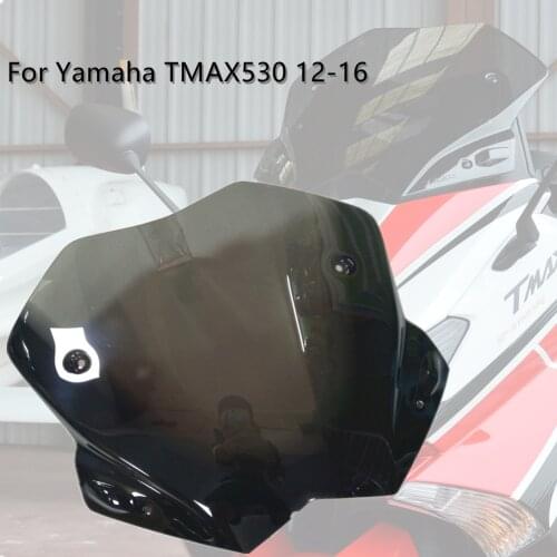 Motorcycle Wind Deflector Windscreen Windshield Accessories For Yamaha TMAX530 TMAX 530 TMAX-530 2012 2013 2014 2015 2016