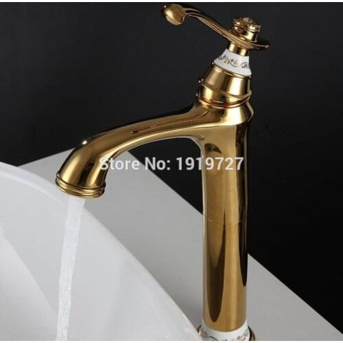Vidric 100% High Quality Bathroom Sink Faucet Professional Household Wels Vessel Mixer Tap In Golden Chrome White ORB Oil Rubbed