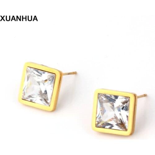 XUANHUA stud earrings for women jewelry brincos earring female jewellery gifts for women earrings with stones fashion jewelry