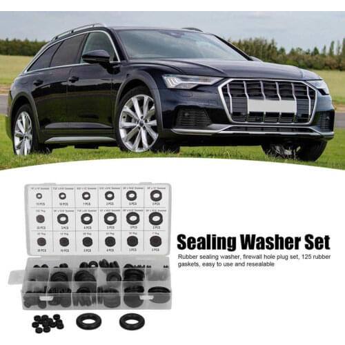 Gasket set automobiles Rubber Grommet Assortment Kit Sealing Gasket for Cylinder Valve Pump Electrical Car gasket car