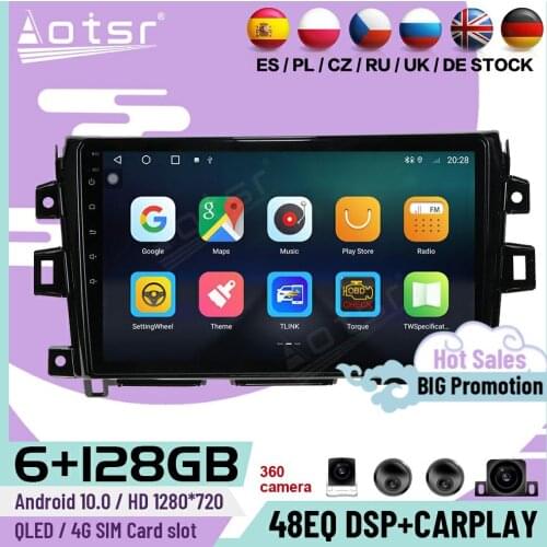 128G Carplay Multimedia Stereo Android Player For NISSAN NP300 Navara 2014 2015 2016 2017 2018 GPS Navi Radio Receiver Head Unit