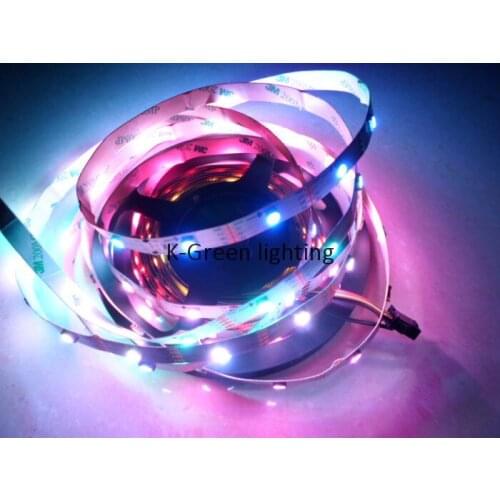 5mX APA102 changeable 5050 rgb LED strip light 32led/m 32Pixel/m data and clock separately IP30/IP65/IP67 free shipping