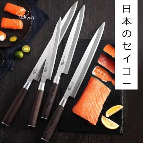 8 "9" 10 "Fish Raw Knife Japanese Seiko Knife Sharp Fish Skin Knife Chefs Knife Peeling Knife Cutting Knife