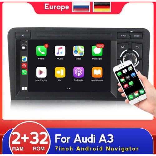 Android WIFI Bluetooth GPS player For Audi A3 8P 2003 2004 2005 2006 2006 2007 2008 2009 2010 2011 Autoradio multimedia stereo