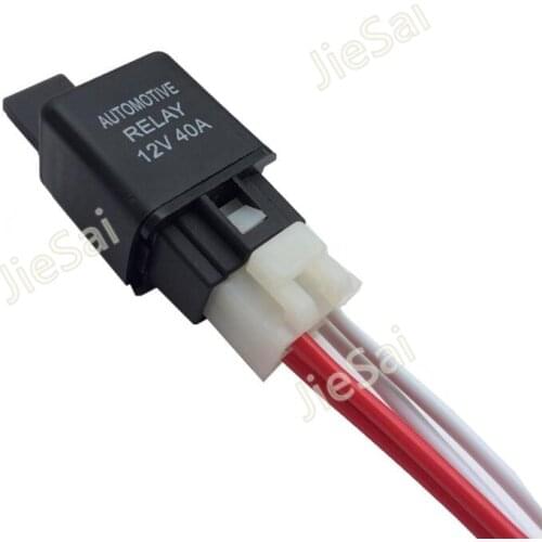 1set auto relay for Automobile air conditioning 40A 12v and relay socket with wire