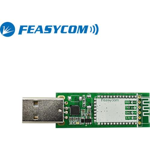 FEASYCOM High Speed Bluetooth 5.0 USB module support HID BLE Wireless IoT data transmission