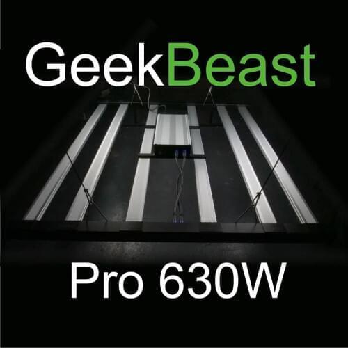 GeekBeast PRO 630 Watt Hydroponics LED Grow Bars+lm301h/b 3000k/3500k+OSRAM 660nm Red+OSRAM IR 730nm +LG/Seoul UV 385nm+6 Bars