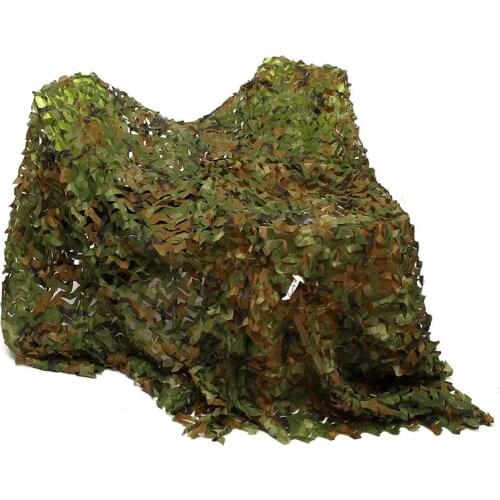 Camouflage Netting Hunting Military Woodland 2x3m Camping Camo Net Mesh Sun Shelter Car Without Edge Binding CoveringTent